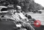 Image of Cordell Hull visiting wounded U.S. soldiers at a field hospital Normandy France, 1944, second 59 stock footage video 65675027620
