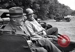 Image of Cordell Hull visiting wounded U.S. soldiers at a field hospital Normandy France, 1944, second 61 stock footage video 65675027620