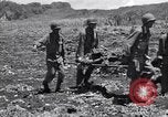 Image of U.S. marines in battle of Saipan Saipan Northern Mariana Islands, 1944, second 47 stock footage video 65675027621