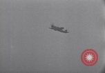 Standbild P47 über St Lo Saint Lo Frankreich, 1944, aus Sekunde 16 historischem Filmmaterial Videoclip 65675027628