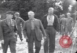 Standbild Kriegsminister Henry Stimson Normandie Frankreich, 1944, aus Sekunde 24 historischem Filmmaterial Videoclip 65675027636
