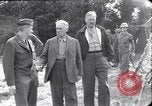 Standbild Kriegsminister Henry Stimson Normandie Frankreich, 1944, aus Sekunde 25 historischem Filmmaterial Videoclip 65675027636