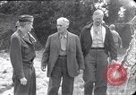 Standbild Kriegsminister Henry Stimson Normandie Frankreich, 1944, aus Sekunde 26 historischem Filmmaterial Videoclip 65675027636
