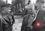 Standbild Kriegsminister Henry Stimson Normandie Frankreich, 1944, aus Sekunde 32 historischem Filmmaterial Videoclip 65675027636