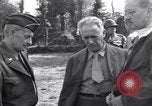 Standbild Kriegsminister Henry Stimson Normandie Frankreich, 1944, aus Sekunde 34 historischem Filmmaterial Videoclip 65675027636