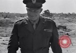 Image of General Dwight D Eisenhower visits Normandy Cherbourg Normandy France, 1944, second 37 stock footage video 65675027643