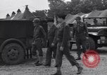 Image of Stimson with Bradley and Patton tour field hospital Cherbourg Normandy France, 1944, second 5 stock footage video 65675027646