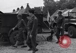 Image of Stimson with Bradley and Patton tour field hospital Cherbourg Normandy France, 1944, second 6 stock footage video 65675027646