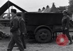 Image of Stimson with Bradley and Patton tour field hospital Cherbourg Normandy France, 1944, second 8 stock footage video 65675027646