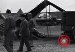 Image of Stimson with Bradley and Patton tour field hospital Cherbourg Normandy France, 1944, second 10 stock footage video 65675027646