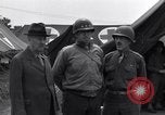 Image of Stimson with Bradley and Patton tour field hospital Cherbourg Normandy France, 1944, second 13 stock footage video 65675027646