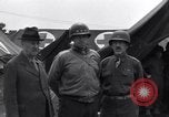 Image of Stimson with Bradley and Patton tour field hospital Cherbourg Normandy France, 1944, second 15 stock footage video 65675027646