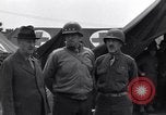 Image of Stimson with Bradley and Patton tour field hospital Cherbourg Normandy France, 1944, second 16 stock footage video 65675027646