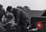 Image of Stimson with Bradley and Patton tour field hospital Cherbourg Normandy France, 1944, second 31 stock footage video 65675027646