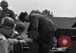 Image of Stimson with Bradley and Patton tour field hospital Cherbourg Normandy France, 1944, second 32 stock footage video 65675027646