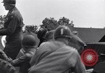Image of Stimson with Bradley and Patton tour field hospital Cherbourg Normandy France, 1944, second 34 stock footage video 65675027646