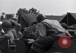 Image of Stimson with Bradley and Patton tour field hospital Cherbourg Normandy France, 1944, second 37 stock footage video 65675027646
