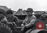 Image of Stimson with Bradley and Patton tour field hospital Cherbourg Normandy France, 1944, second 38 stock footage video 65675027646