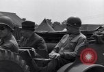Image of Stimson with Bradley and Patton tour field hospital Cherbourg Normandy France, 1944, second 40 stock footage video 65675027646