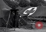 Image of Stimson with Bradley and Patton tour field hospital Cherbourg Normandy France, 1944, second 43 stock footage video 65675027646