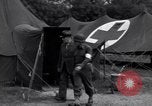Image of Stimson with Bradley and Patton tour field hospital Cherbourg Normandy France, 1944, second 46 stock footage video 65675027646