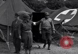 Image of Stimson with Bradley and Patton tour field hospital Cherbourg Normandy France, 1944, second 48 stock footage video 65675027646