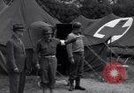 Image of Stimson with Bradley and Patton tour field hospital Cherbourg Normandy France, 1944, second 50 stock footage video 65675027646