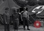 Image of Stimson with Bradley and Patton tour field hospital Cherbourg Normandy France, 1944, second 53 stock footage video 65675027646