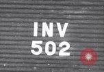 Standbild US Army Division 29 Soldaten Messezelt Saint Lo Frankreich, 1944, aus Sekunde 1 historischem Filmmaterial Videoclip 65675027647