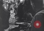 Standbild US Army Division 29 Soldaten Messezelt Saint Lo Frankreich, 1944, aus Sekunde 40 historischem Filmmaterial Videoclip 65675027647