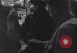 Standbild US Army Division 29 Soldaten Messezelt Saint Lo Frankreich, 1944, aus Sekunde 46 historischem Filmmaterial Videoclip 65675027647