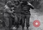 Standbild Mediziner helfen verwundeten US-Soldat des 29 Division Saint Lo Frankreich, 1944, aus Sekunde 3 historischem Filmmaterial Videoclip 65675027648