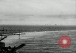 Standbild B6N Jill Flugzeuge starten von japanischen Flugzeugträger Zweiten Weltkrieg Pazifischer Ozean, 1944, aus Sekunde 6 historischem Filmmaterial Videoclip 65675027684