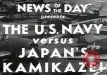 Image of Japanese Kamikaze attack Okinawa Ryukyu Islands, 1944, second 6 stock footage video 65675027694