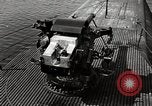 Image of five inch twenty five caliber gun firing after sub surfaces United States USA, 1945, second 21 stock footage video 65675027732