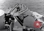 Image of 16 inches gun turrets Pacific Theater, 1943, second 6 stock footage video 65675027739