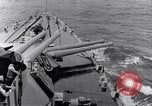 Image of 16 inches gun turrets Pacific Theater, 1943, second 17 stock footage video 65675027739