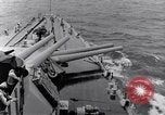 Image of 16 inches gun turrets Pacific Theater, 1943, second 18 stock footage video 65675027739