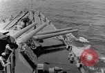 Image of 16 inches gun turrets Pacific Theater, 1943, second 19 stock footage video 65675027739