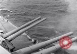 Image of 16 inches gun turrets Pacific Theater, 1943, second 30 stock footage video 65675027739