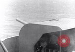 Image of US Battleships firing 5 inch and 16 inch guns Pacific Theater, 1943, second 8 stock footage video 65675027742