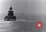Image of US Battleships firing 5 inch and 16 inch guns Pacific Theater, 1943, second 30 stock footage video 65675027742