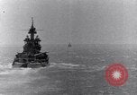 Image of US Battleships firing 5 inch and 16 inch guns Pacific Theater, 1943, second 31 stock footage video 65675027742
