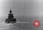 Image of US Battleships firing 5 inch and 16 inch guns Pacific Theater, 1943, second 33 stock footage video 65675027742