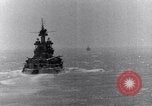 Image of US Battleships firing 5 inch and 16 inch guns Pacific Theater, 1943, second 35 stock footage video 65675027742