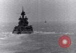 Image of US Battleships firing 5 inch and 16 inch guns Pacific Theater, 1943, second 36 stock footage video 65675027742