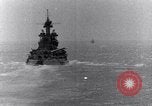 Image of US Battleships firing 5 inch and 16 inch guns Pacific Theater, 1943, second 37 stock footage video 65675027742