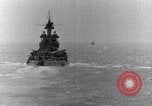 Image of US Battleships firing 5 inch and 16 inch guns Pacific Theater, 1943, second 38 stock footage video 65675027742