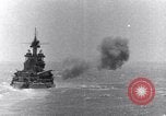 Image of US Battleships firing 5 inch and 16 inch guns Pacific Theater, 1943, second 40 stock footage video 65675027742