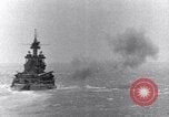Image of US Battleships firing 5 inch and 16 inch guns Pacific Theater, 1943, second 41 stock footage video 65675027742